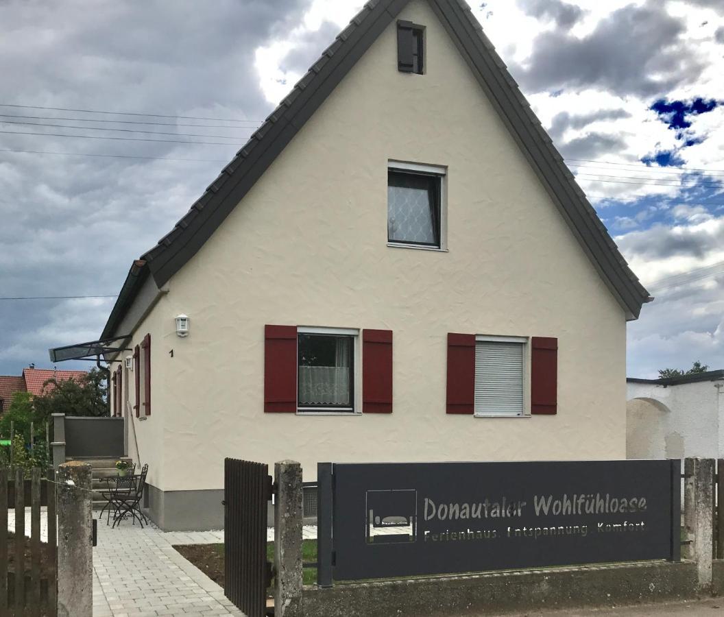 Ferienhaus Bei Lauingen, Mit Sauna Und Gartenlounge Veitriedhausen المظهر الخارجي الصورة